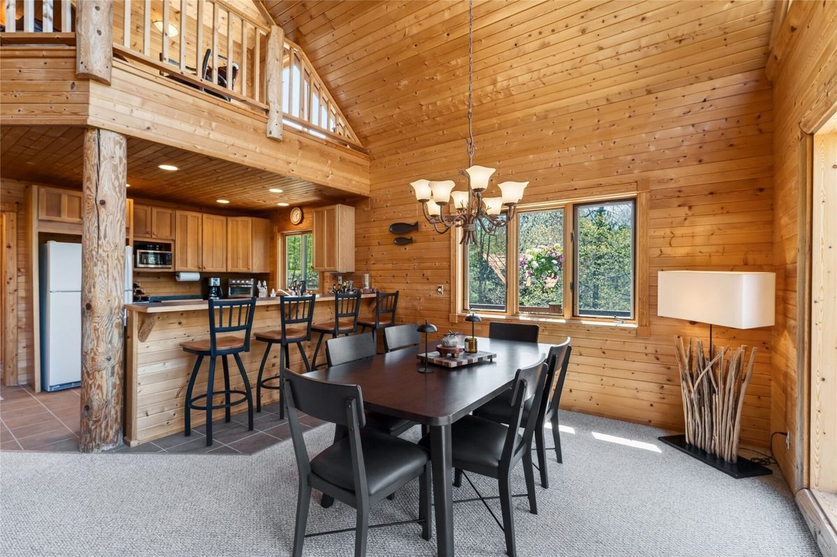 48515 N Stone Road, Barnes WI 54873 - dining area and kitchen