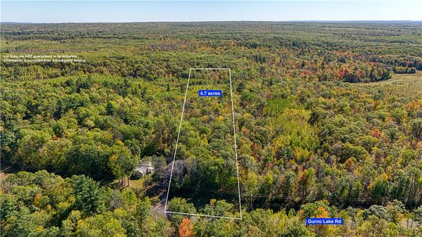4.7 acres on Gurno Lake Road, Hayward, WI