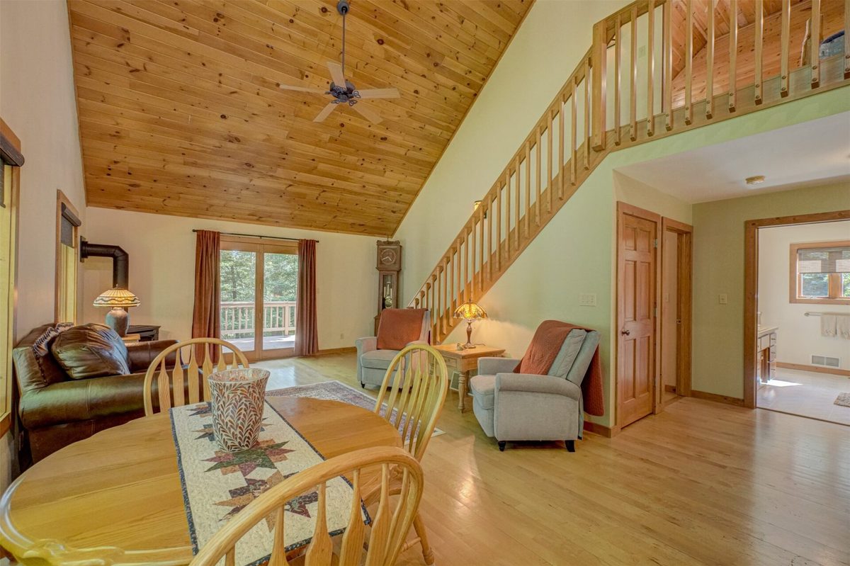 10696 W Otter Lane, Hayward WI 54843 - dining area and loft