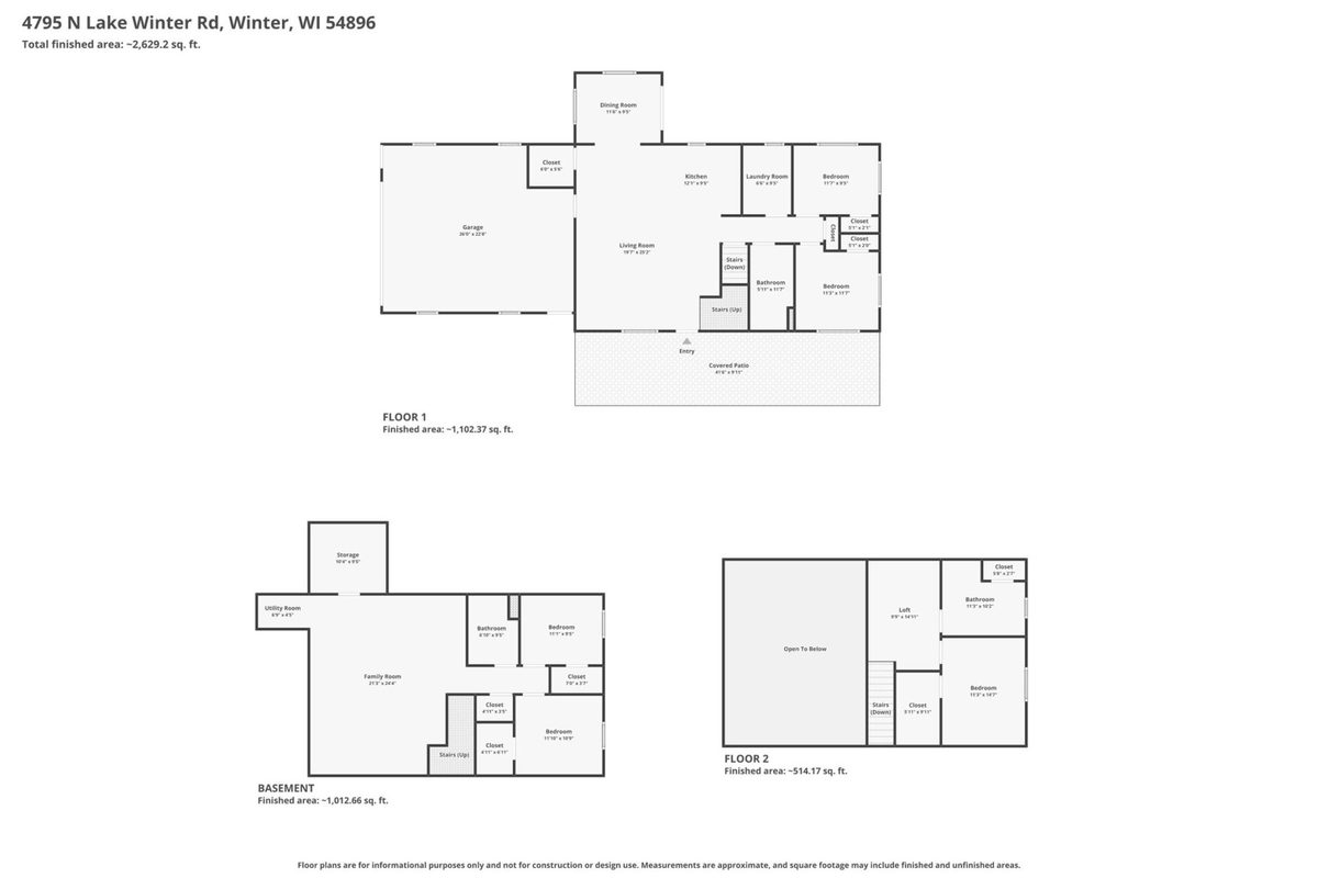 4795N Lake Winter Road, Winter, WI