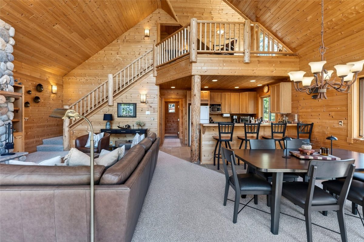 48515 N Stone Road, Barnes WI 54873 - dining and living area