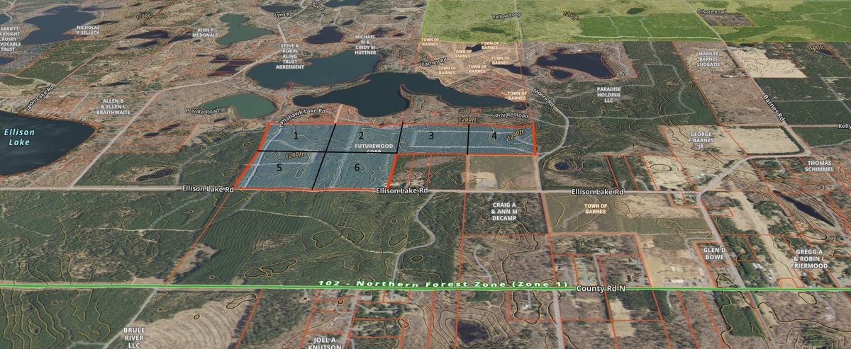 212X Ellison Lake Road, Barnes WI 54873 - Land house for sale - MLS #1604310 - image7