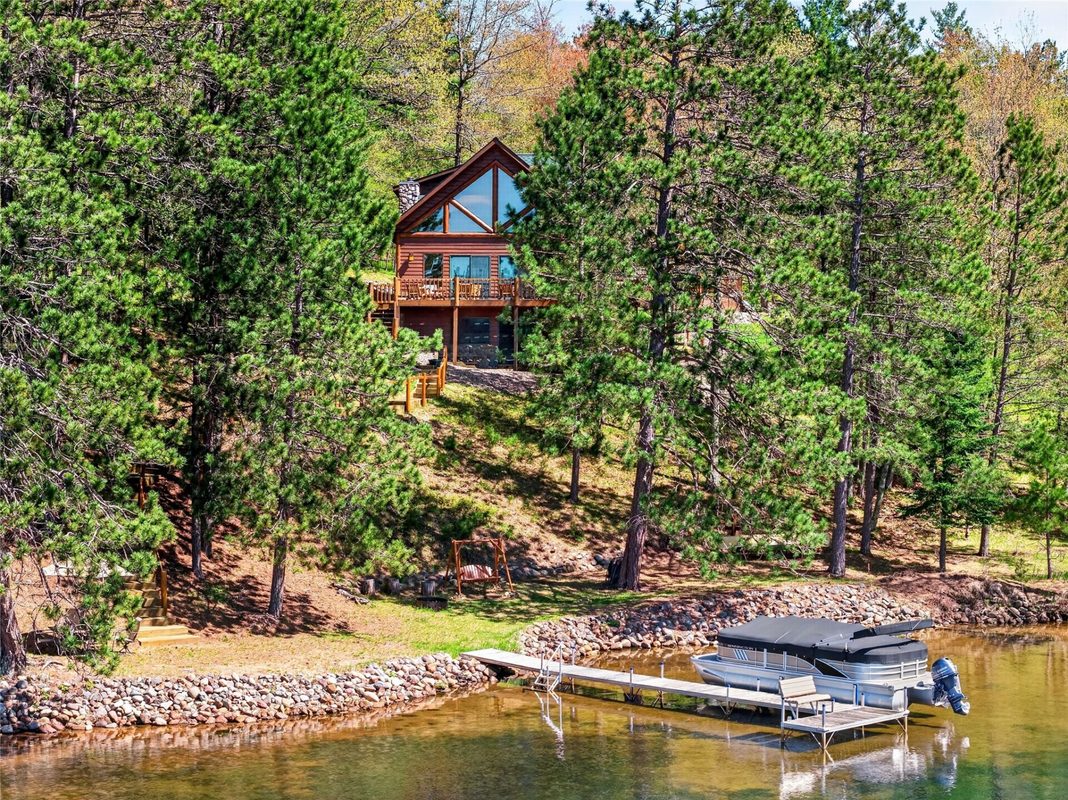 48515 N Stone Road, Barnes WI 54873 - lakeside exterior from the water
