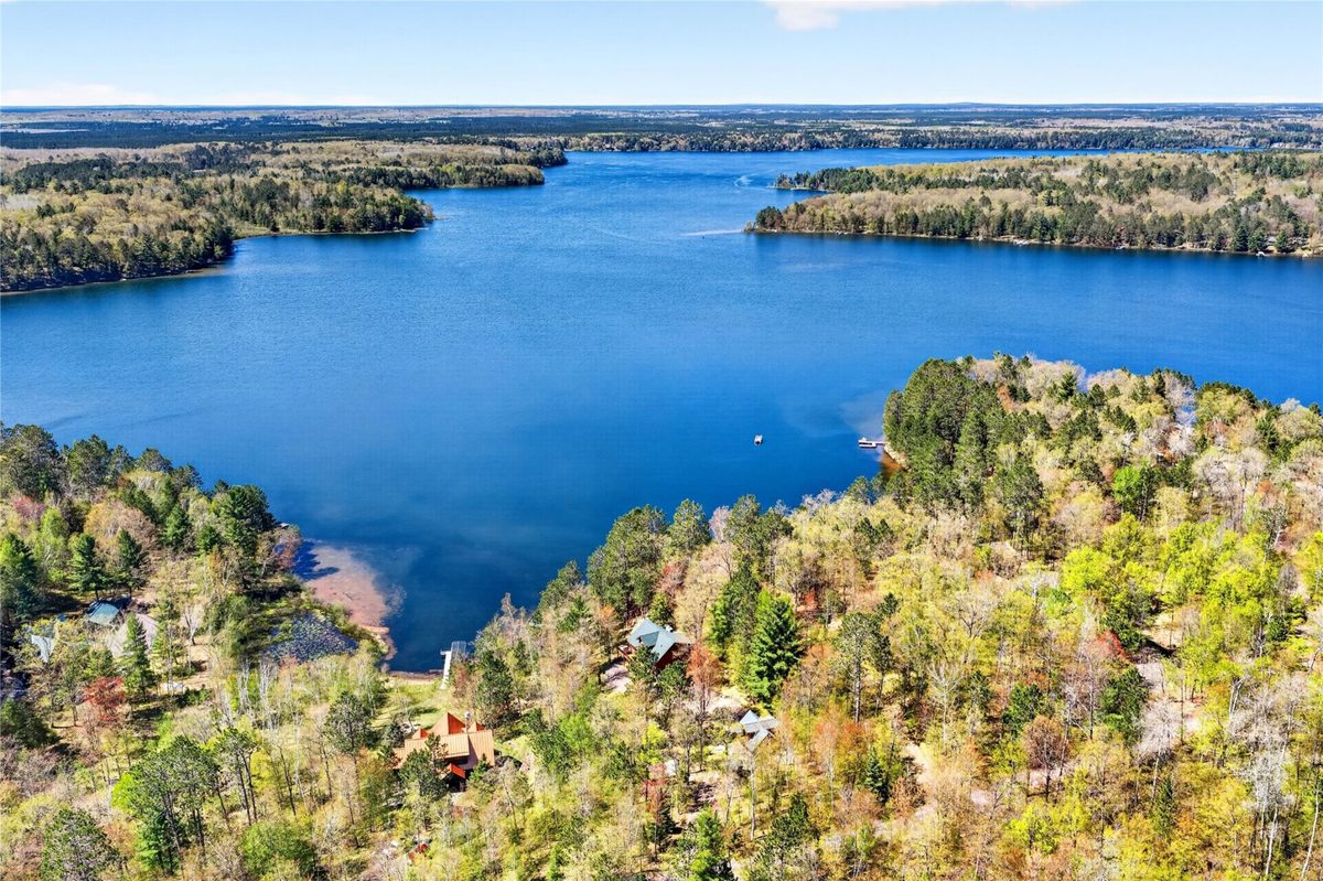48515 N Stone Road, Barnes WI 54873 - aerial lake view