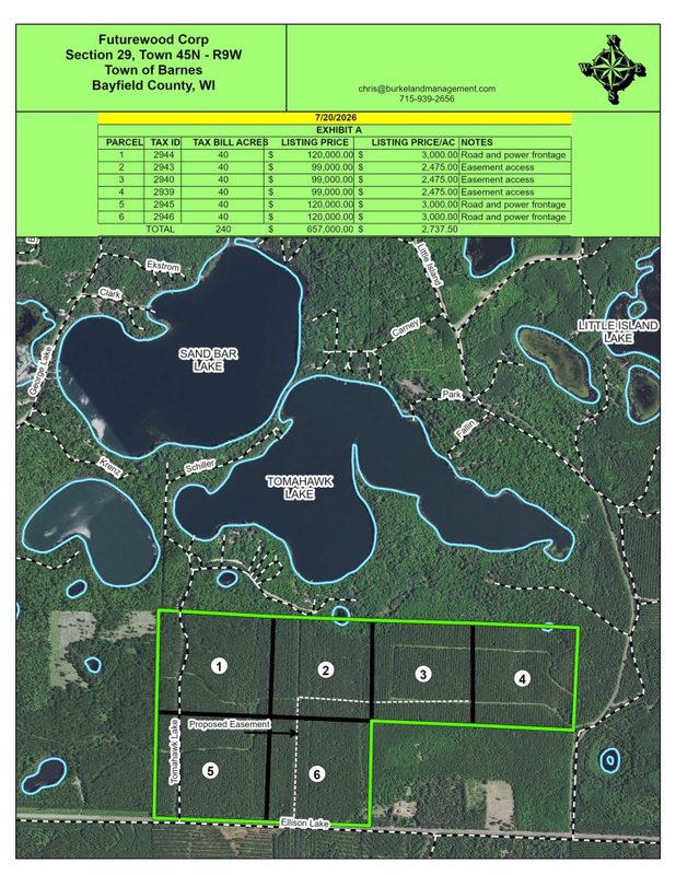212X Ellison Lake Road, Barnes WI 54873 - Land house for sale - MLS #1604310 - image8