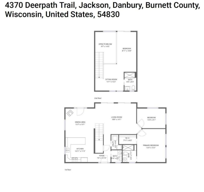 4370 Deerpath Trail, Danbury, WI